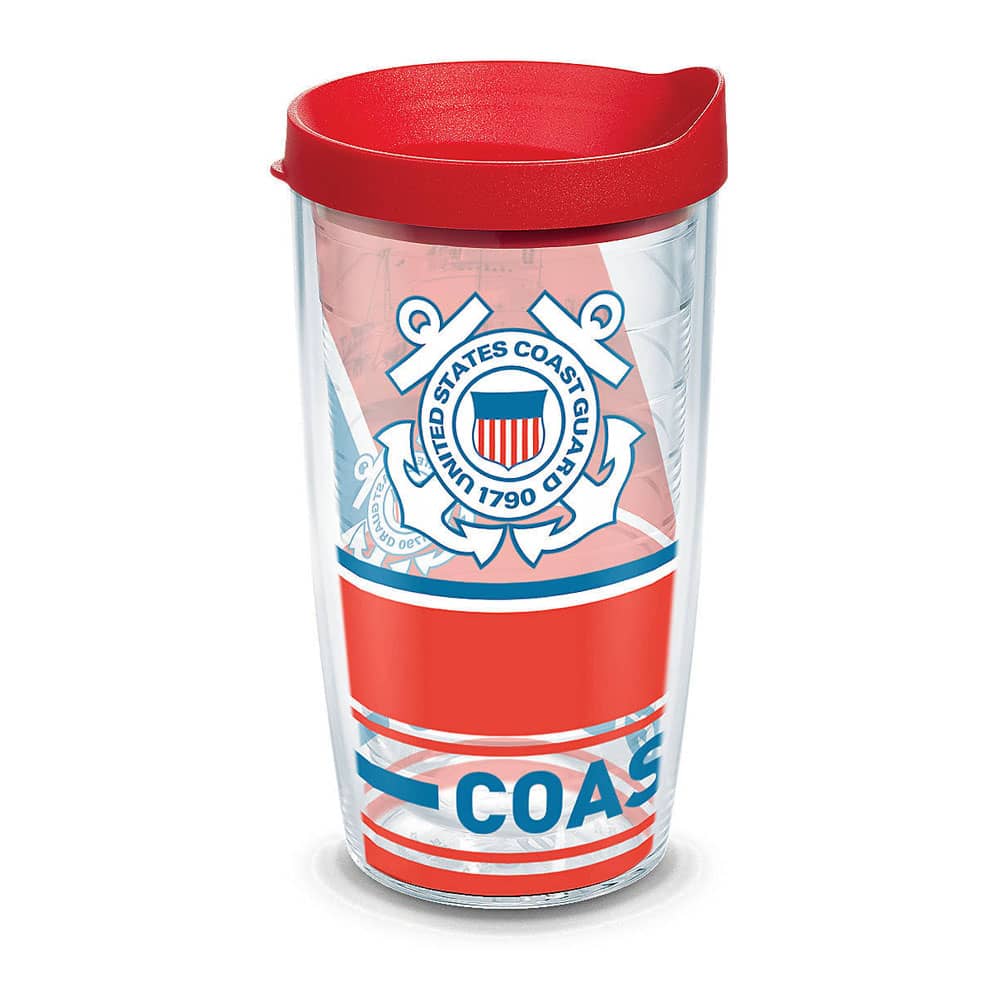Tervis 16 oz Coast Guard Forever Proud Tumbler with Lid