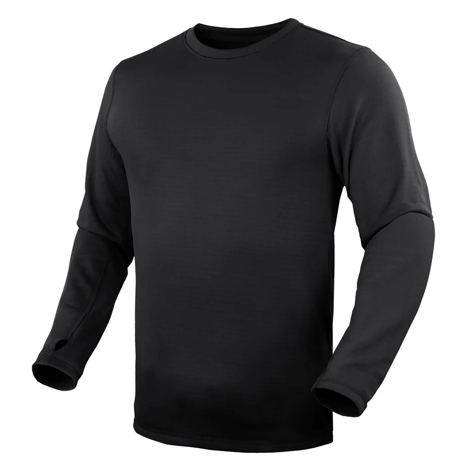 CONDOR BASE II CREW PULLOVER IN BLACK