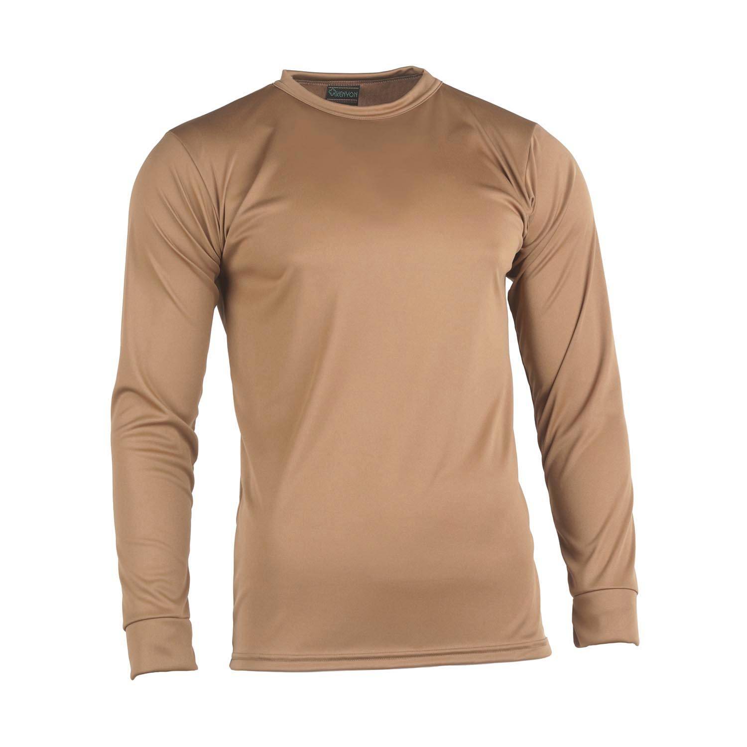 トップス Heavy Weight Thermal Long Sleeves Coyot Kenyon Men's Silk Weight Thermal LS Crew Top | U.S. Patriot