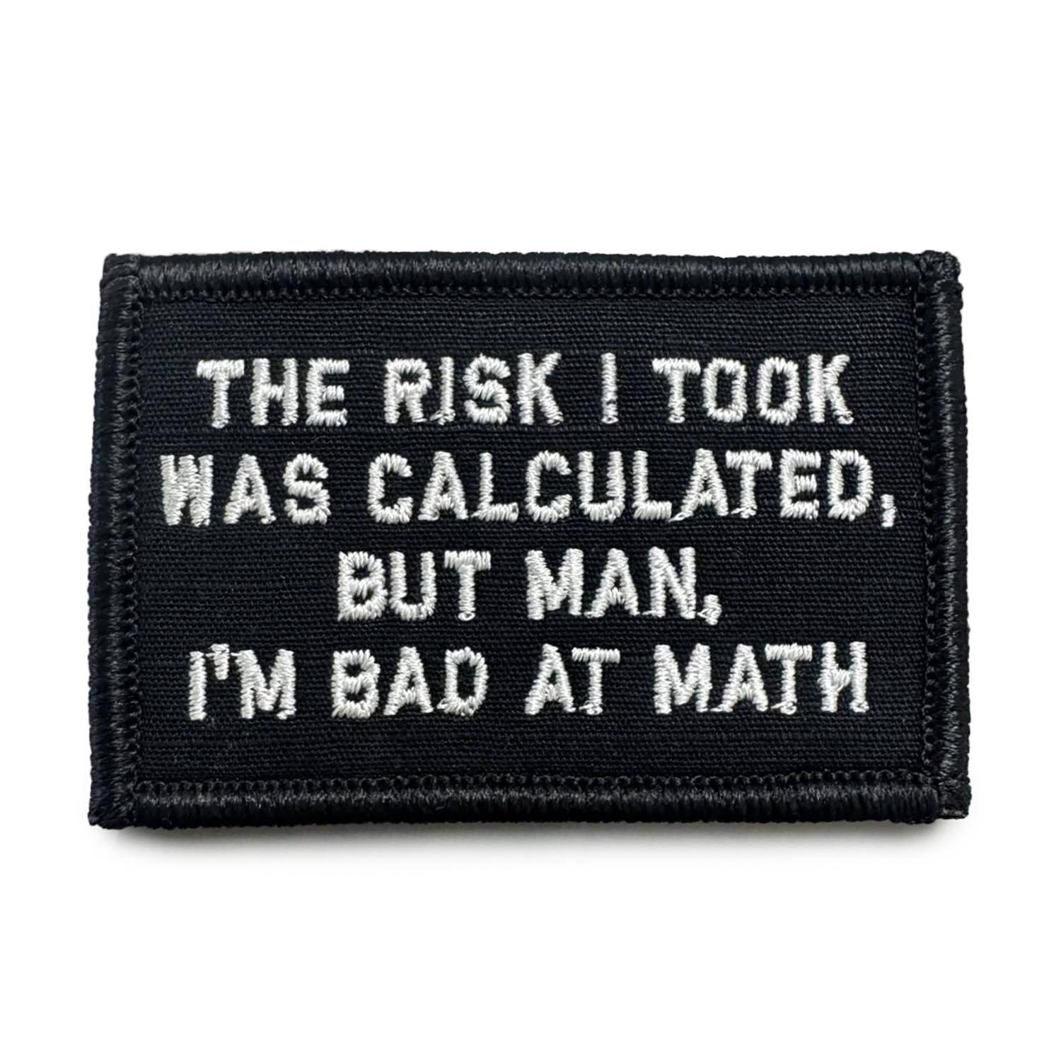 TACTICAL GEAR JUNKIE "THE RISK I TOOK WAS CALCULATED&QU