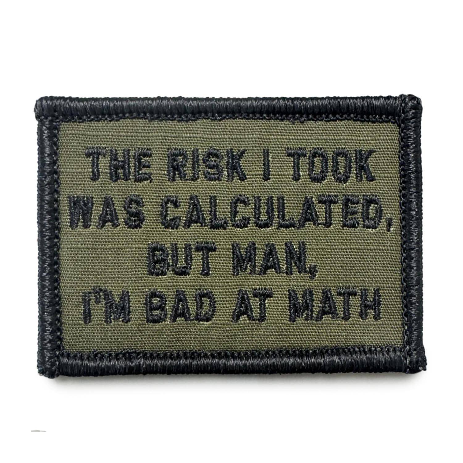 TACTICAL GEAR JUNKIE "THE RISK I TOOK WAS CALCULATED&QU