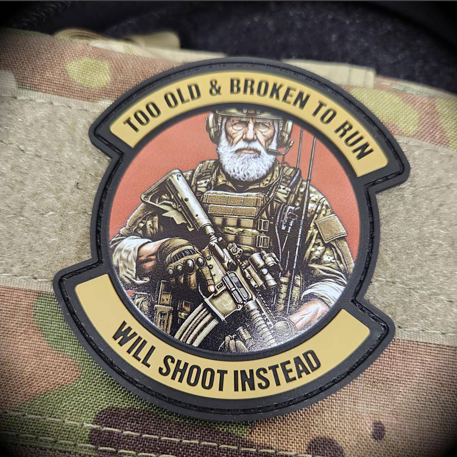 Tactical Gear Junkie "Too Old & Broken to Run  Will Sh