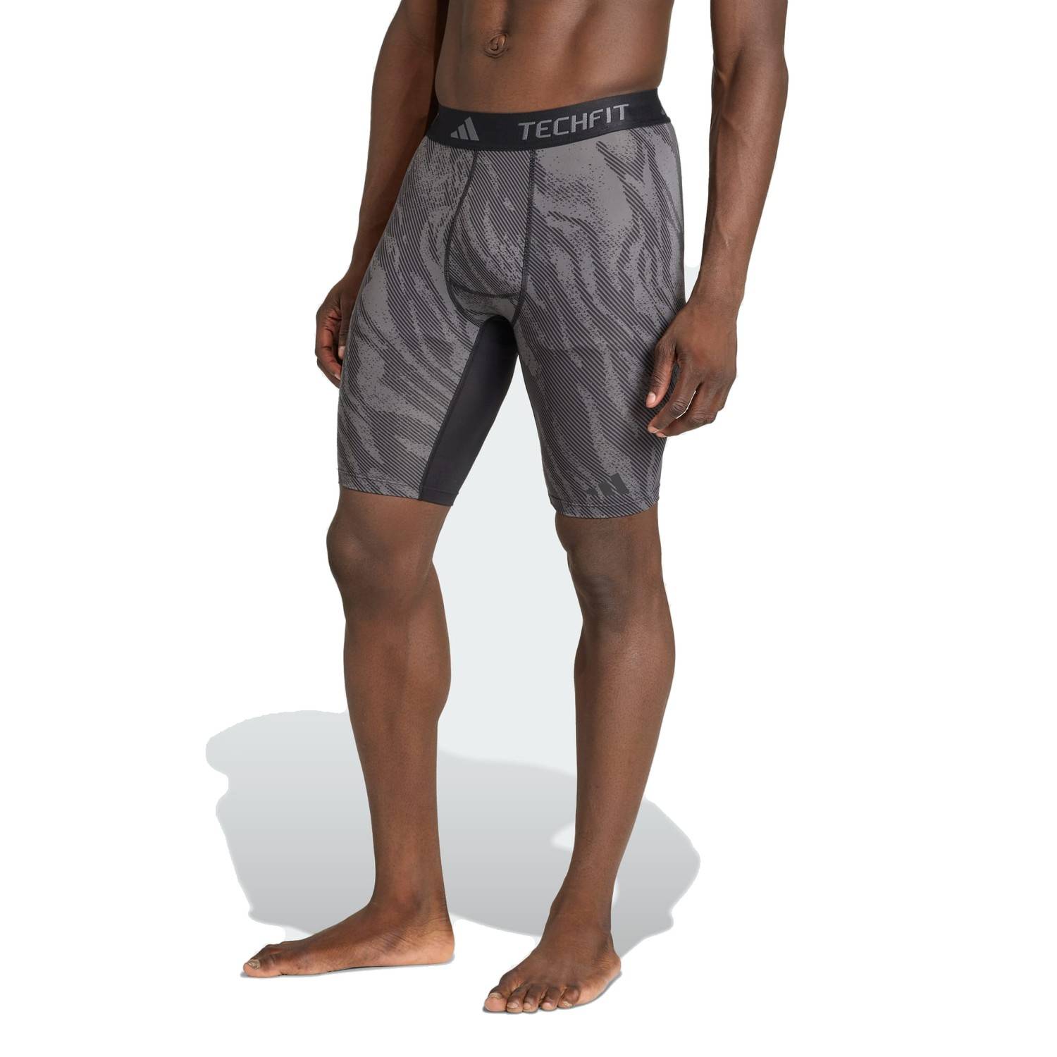 ADIDAS MEN'S TECHFIT AOP CLIMACOOL SHORT TIGHTS