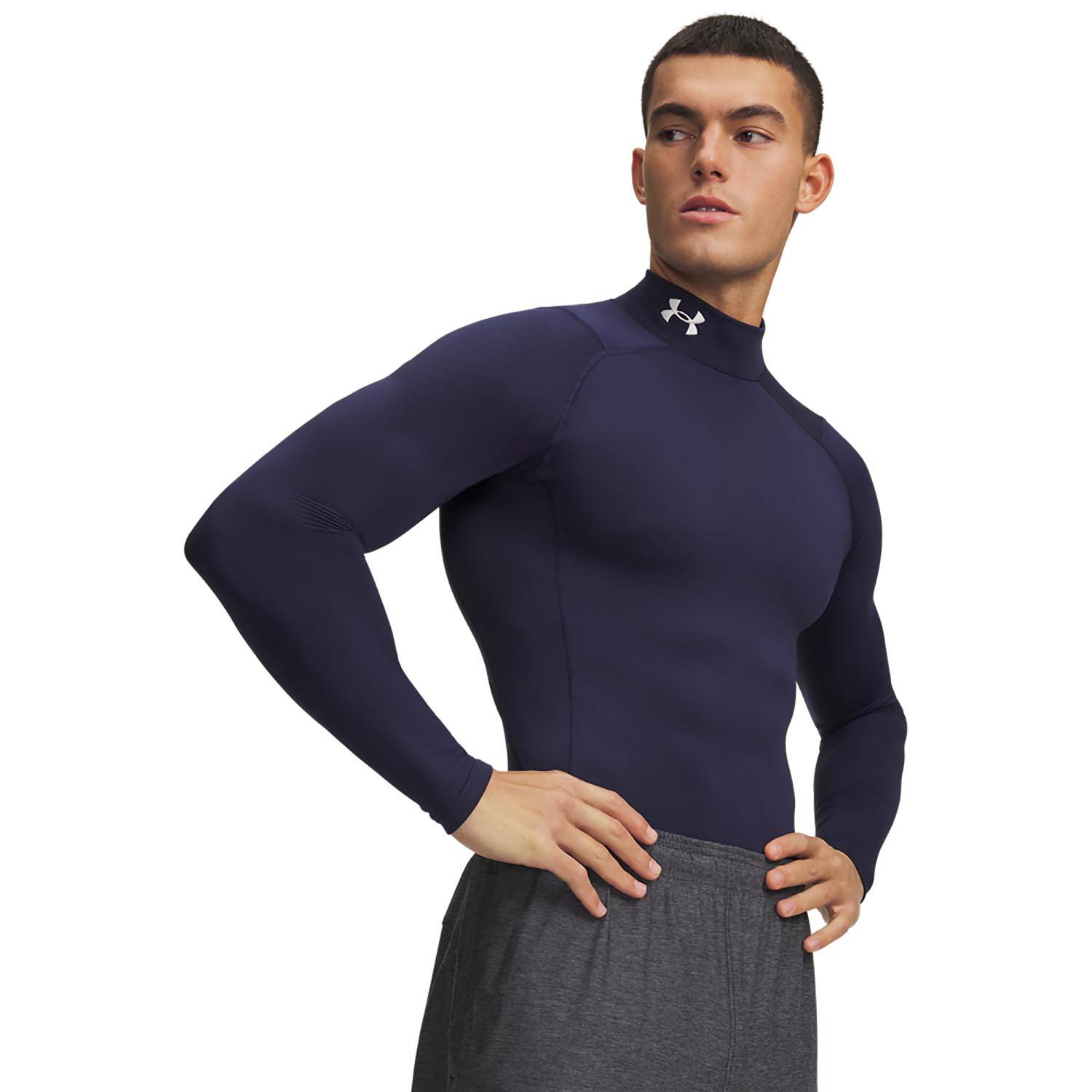 UNDER ARMOUR MEN'S COLDGEAR LONG SLEEVE COMPRESSION SHIRT
