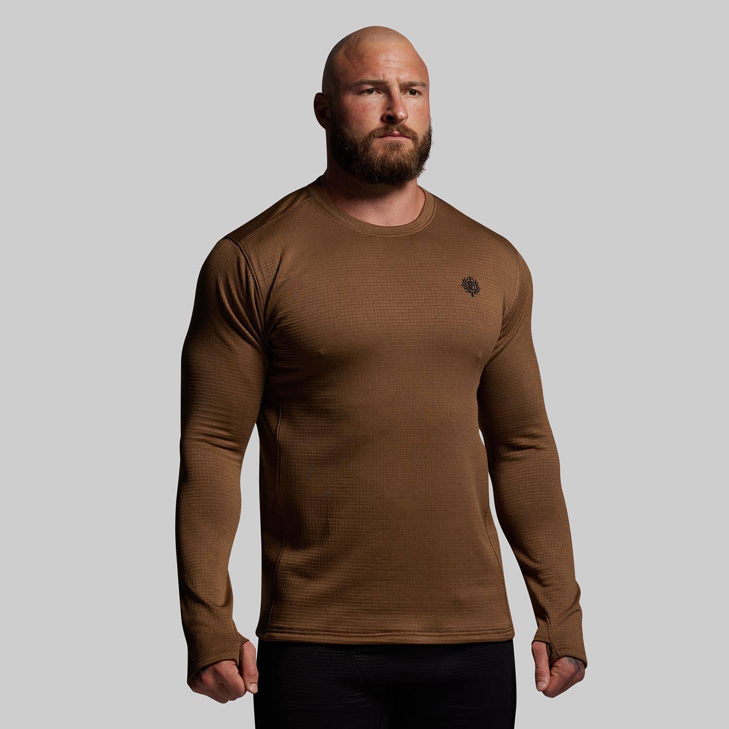 BORN PRIMITIVE MEN'S QUIVER GRID FLEECE THERMAL TOP