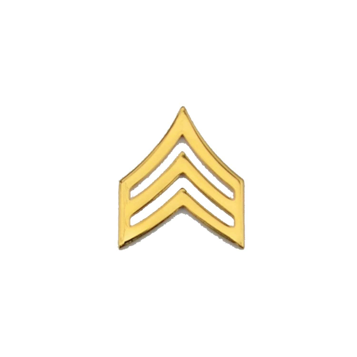 EISEMAN-LUDMAR 3/4" CORPORAL CHEVRON INSIGNIA, PAIR