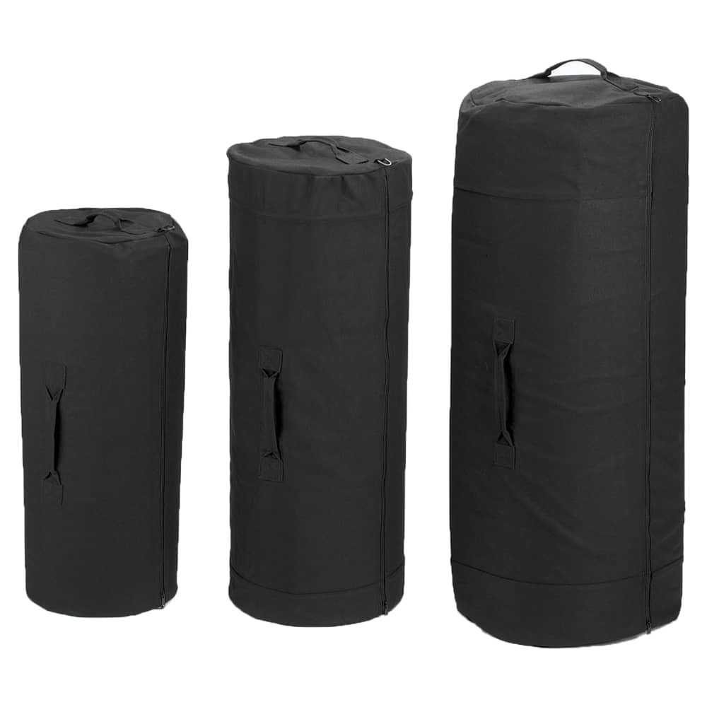 ROTHCO CANVAS DUFFLE BAG WITH SIDE ZIPPER