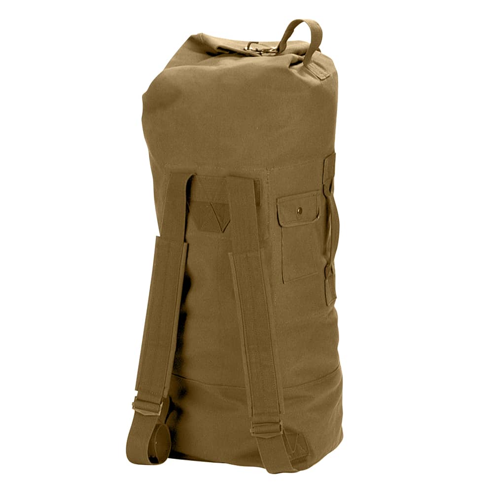 Canvas Double Strap Duffle Bag