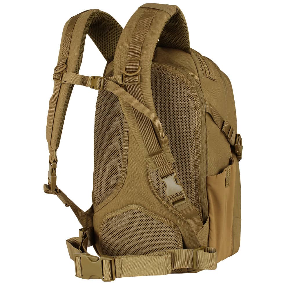 Condor Rover Rucksack Schwarz – 26 Liter, Mit MOLLE, Hydrationsfach & Gepolsterten Trägern