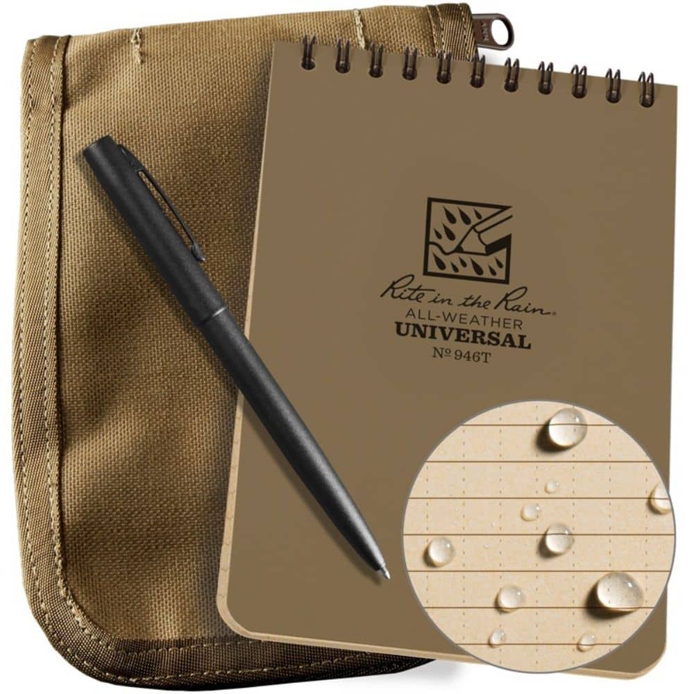 Rite in the Rain Waterproof Tactical Pocket Notebook RI