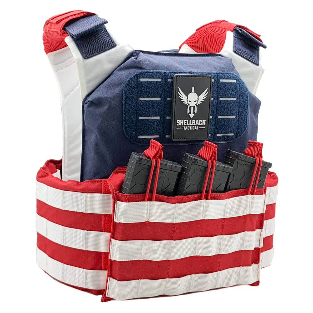 Shellback Tactical Stars and Stripes Plate Carrier