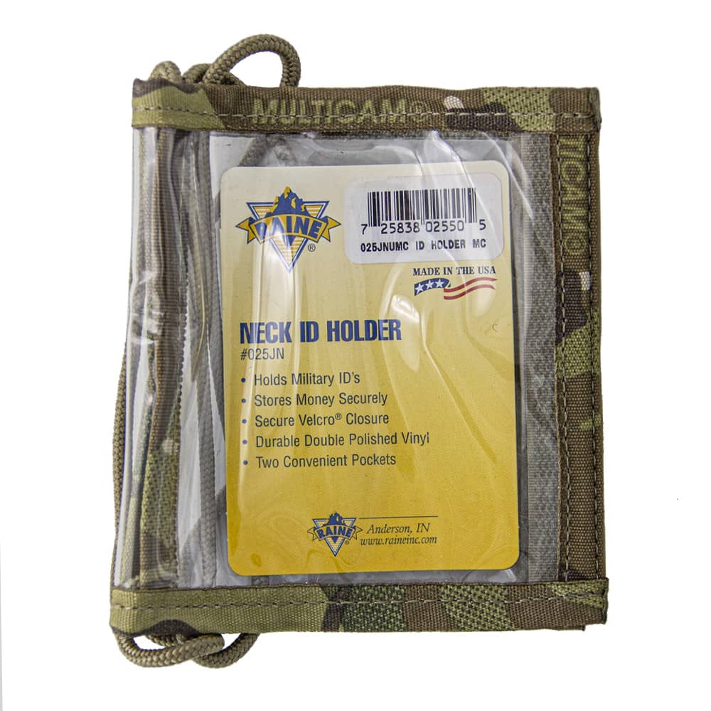 RAINE MILITARY NECK ID HOLDER