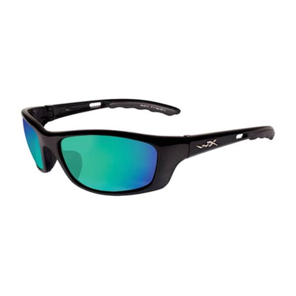 WILEY X P 17GM SUNGLASSES EMERALD GREEN MIRROR POLARIZE