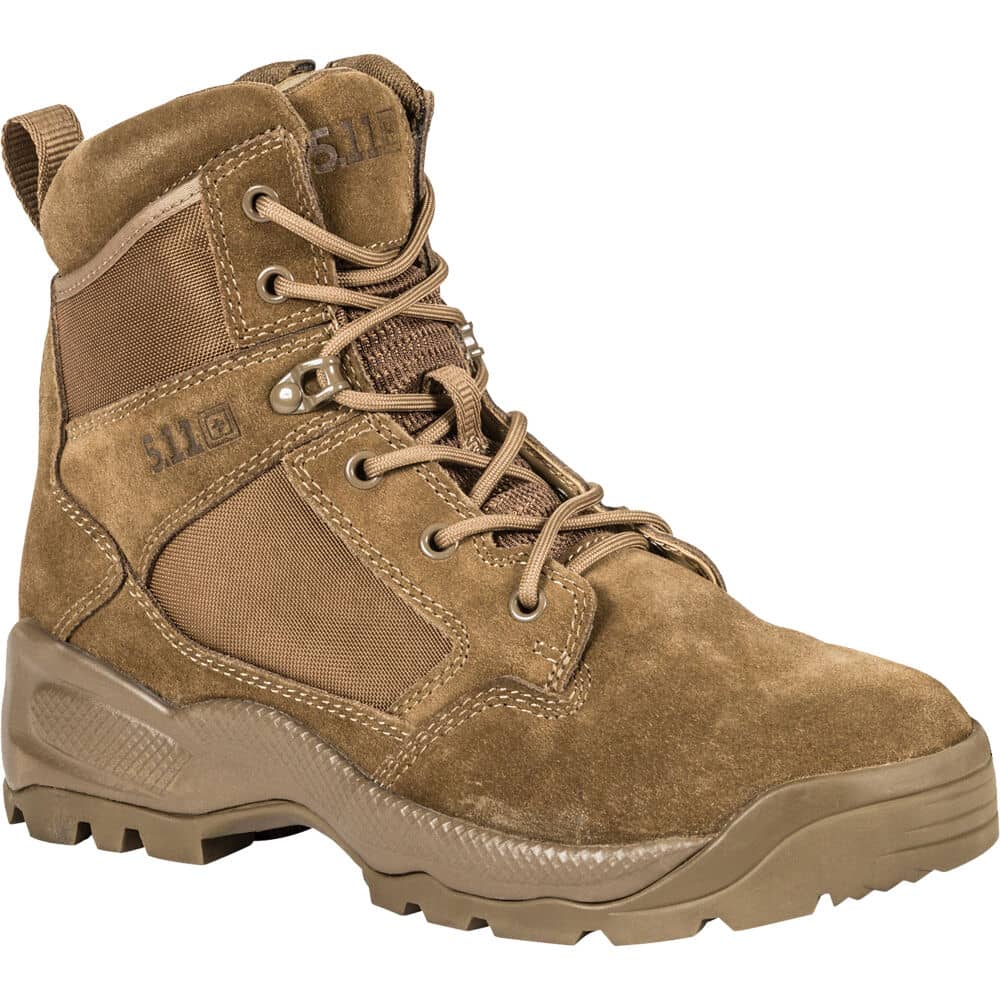 Bottes De Sécurité 5.11 ATAC 8 2.0 - Taille 44, Cuir Noir, Fermeture Zip