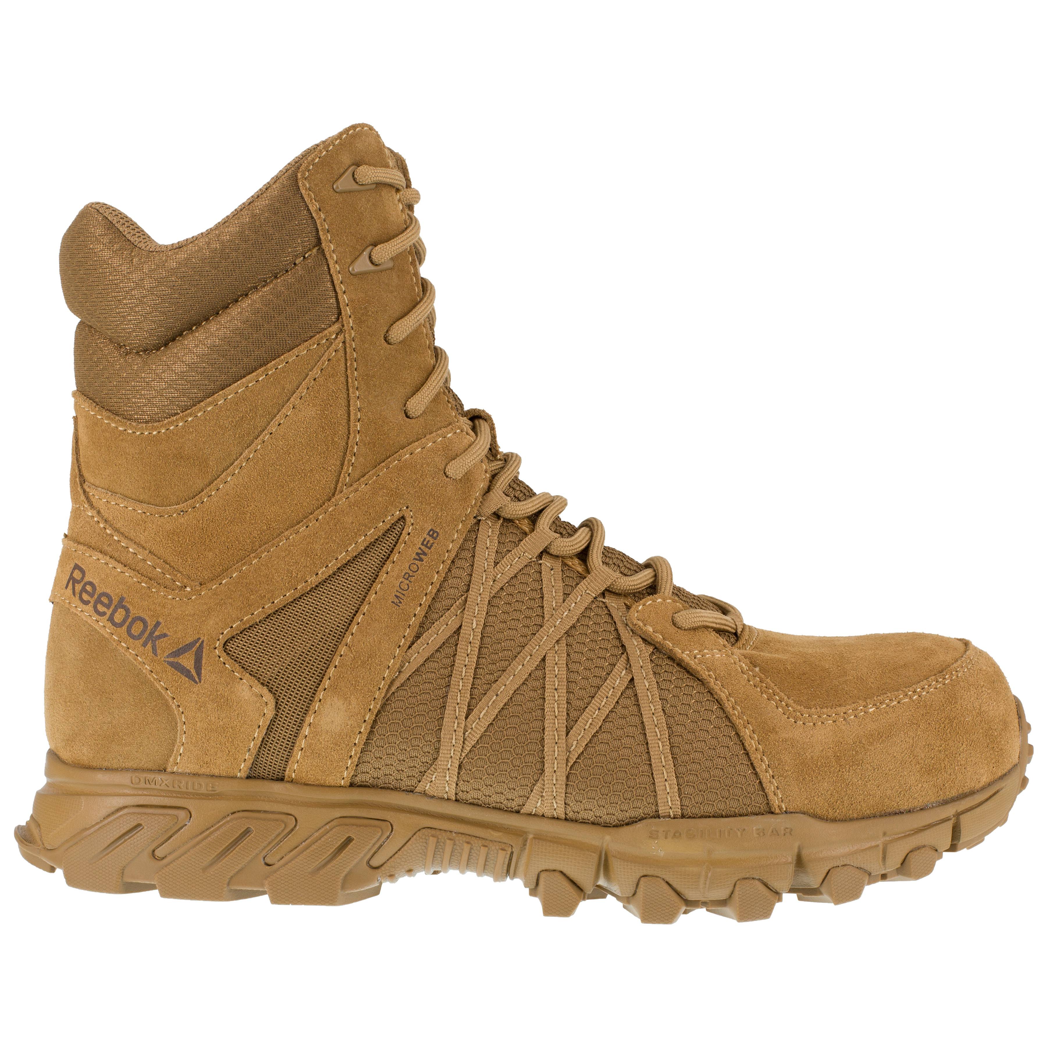 Reebok Trailgrip Tactical 8" Side Zip Boot