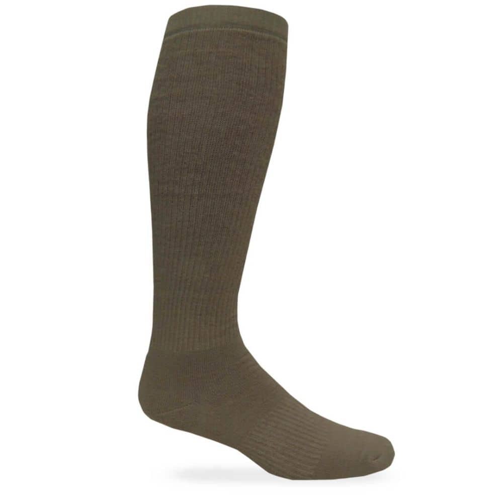 JEFFERIES MERINO WOOL COMBAT OVER THE CALF BOOT SOCKS 2 PACK