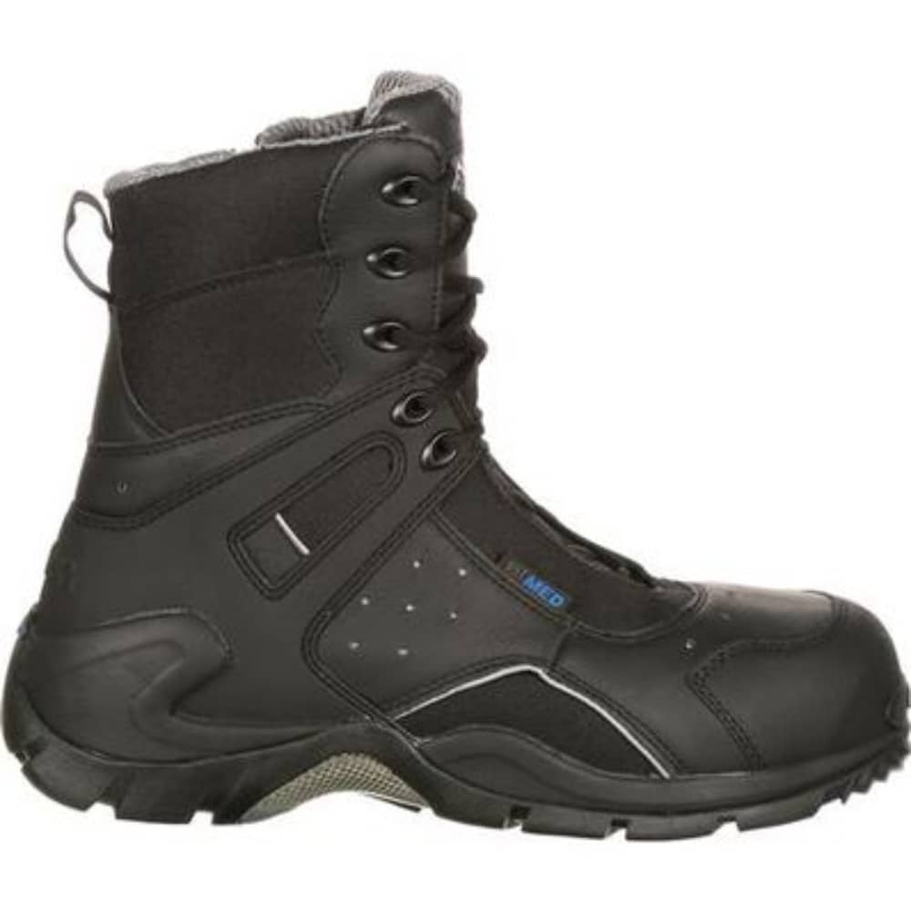 Rocky 1st Med Carbon Fiber Toe Side Zip Waterproof Boots