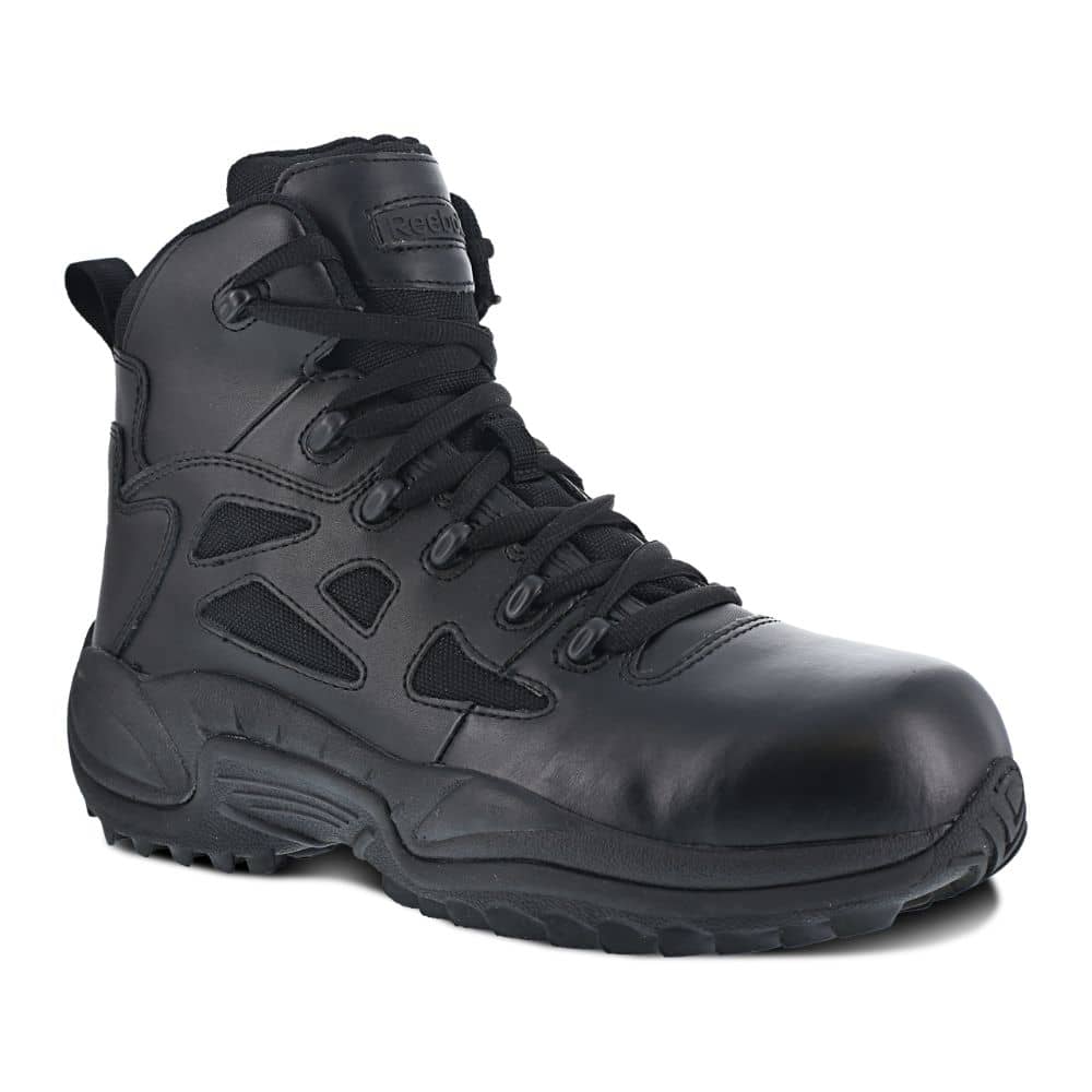 REEBOK STEALTH 6 SIDE ZIP COMPOSITE TOE BOOTS