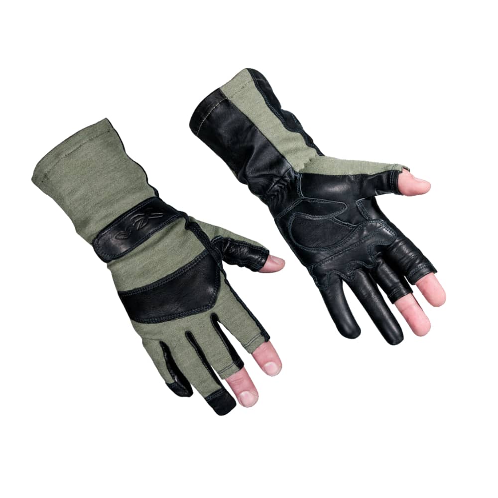 WILEY X ARIES FINGERLESS TACTICAL GLOVES