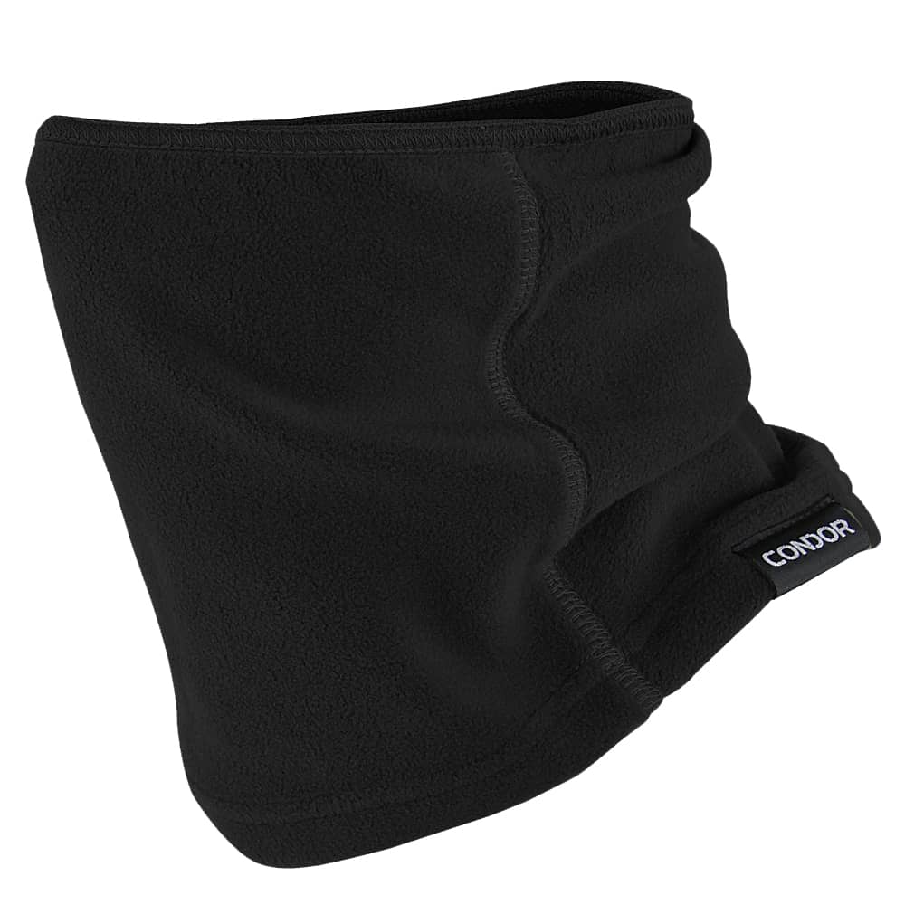 Condor Thermo Collo Ghetta Black | Scaldacollo In Micropile Unisex | Protezione Dal Vento Per Trekking E Corsa