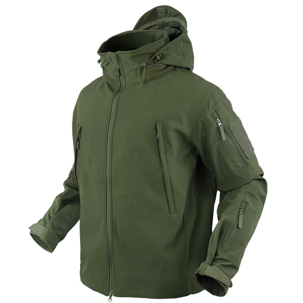 CONDOR SUMMIT SOFTSHELL JACKET IN OLIVE DRAB