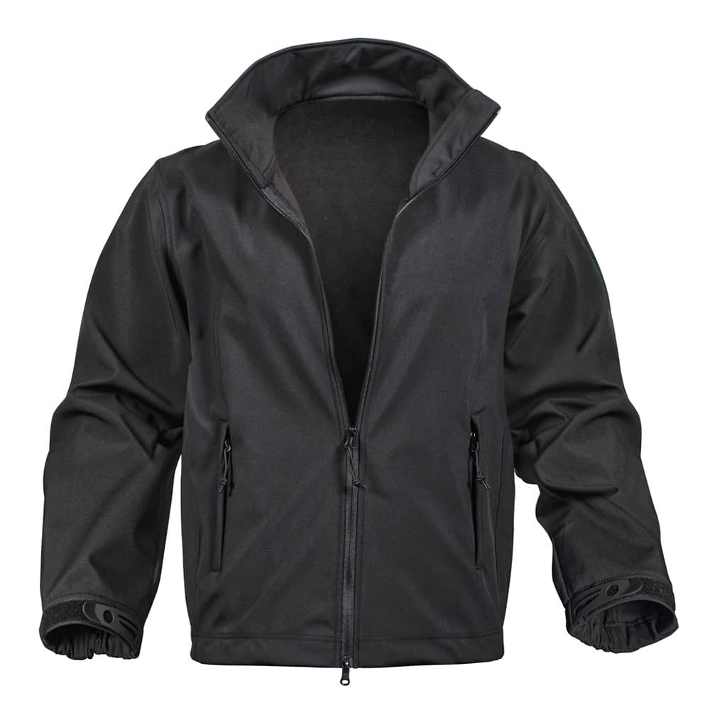 Rothco Soft Shell Uniform Jacket Black