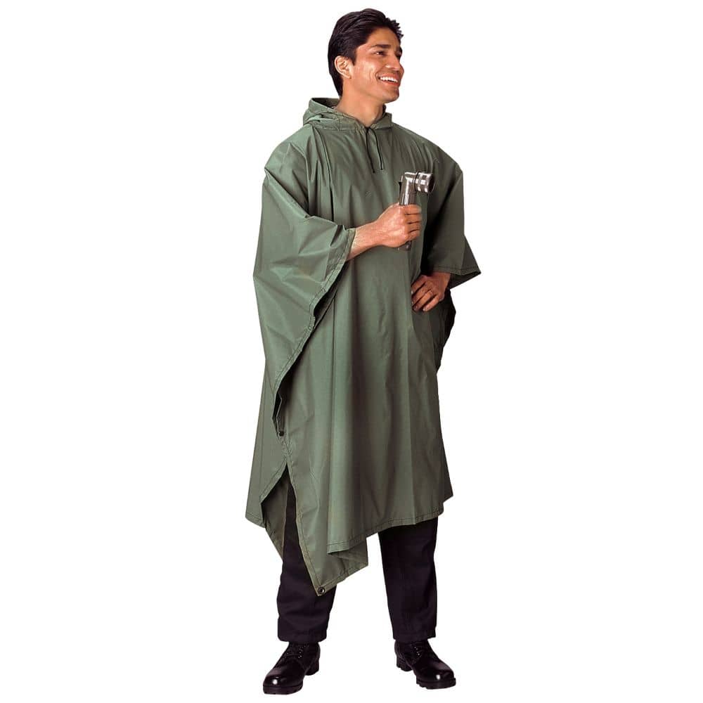 Military Deluxe Rip-Stop Poncho *US MADE* main image 1
