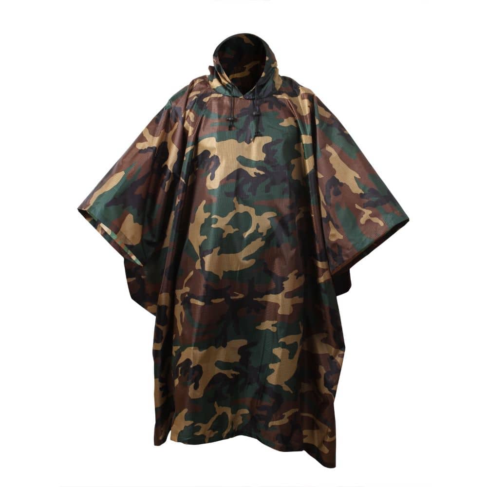 Military Deluxe Rip-Stop Poncho *US MADE*