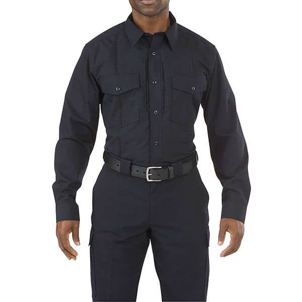 5.11 STRYKE PDU CLASS B L/S SHIRT IN MIDNIGHT NAVY
