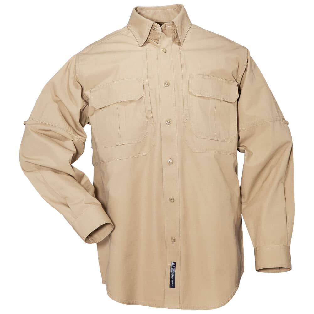5.11 TACTICAL  LONG SLEEVE SHIRT IN TAN