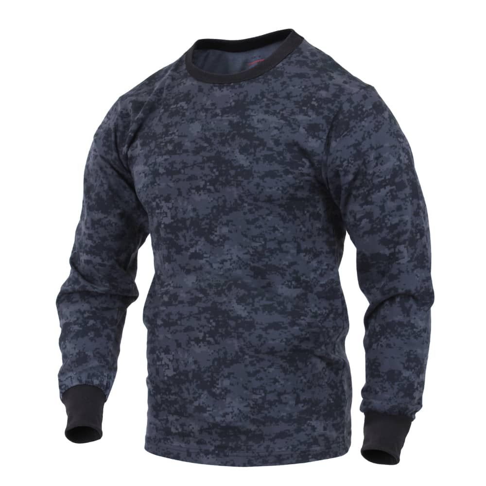 ROTHCO LONG SLEEVE DIGITAL CAMO TEE SHIRTS
