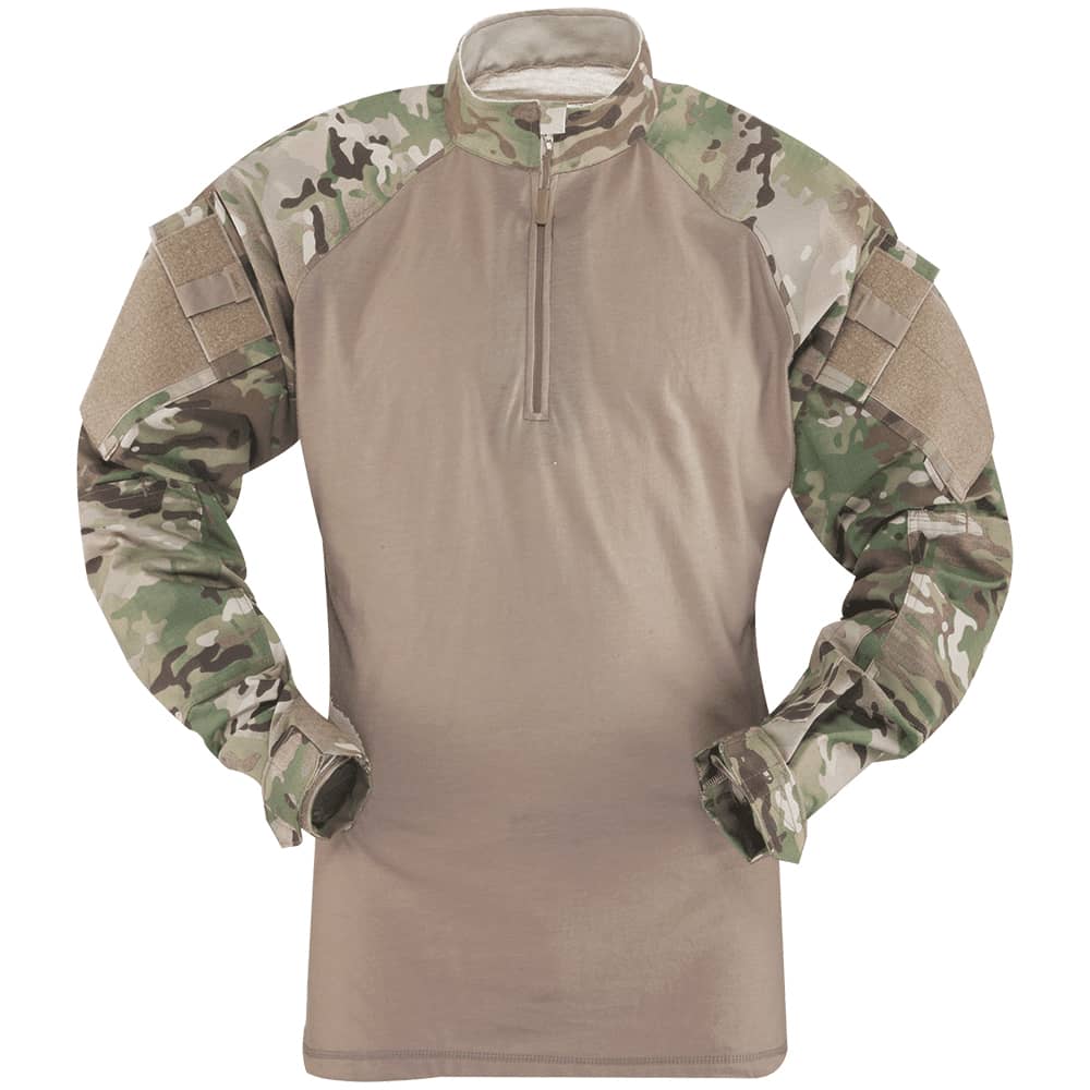 TRU SPEC 50/50 NYCO RIPSTOP T.R.U. 1/4 ZIP COMBAT SHIRT