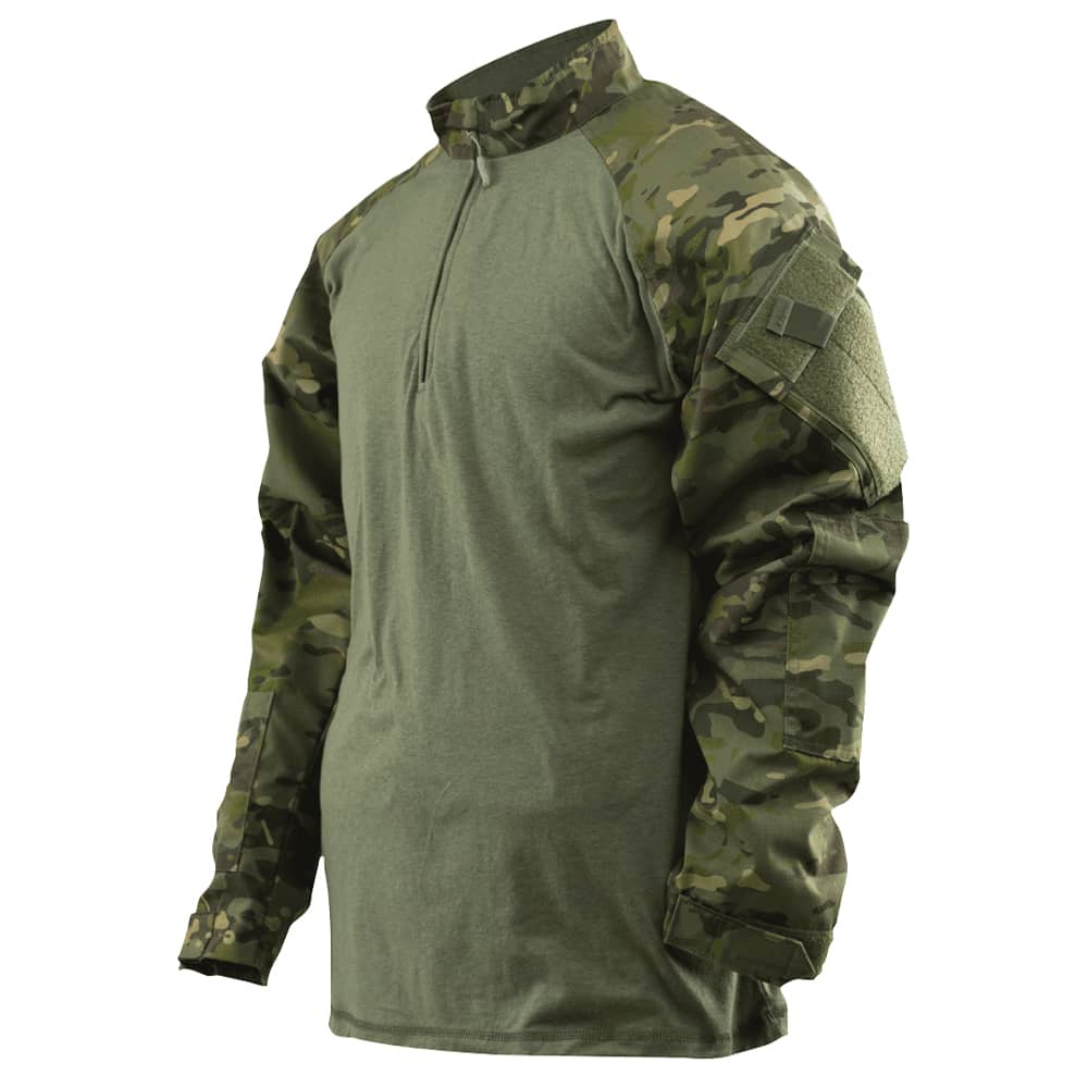 TRU SPEC 50/50 NYCO RIPSTOP T.R.U. 1/4 ZIP COMBAT SHIRT