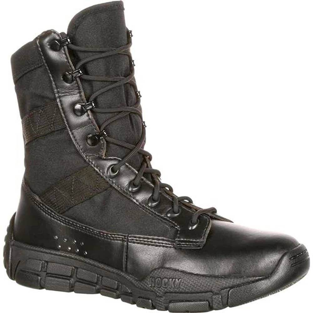 Rocky C4T Polishable Black Tactical Police Boots RY008