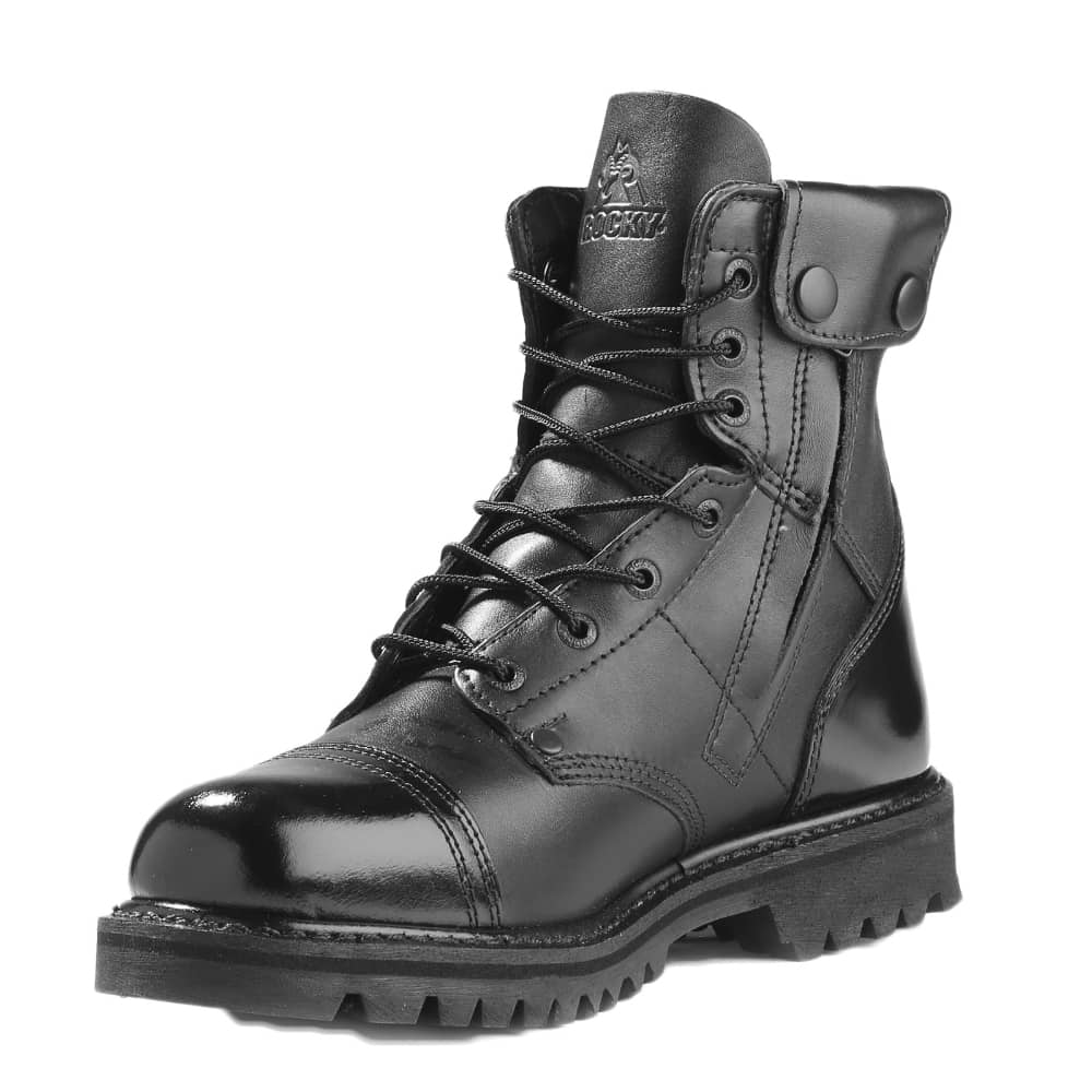 Rocky 7" Side Zip Leather Jump Boots