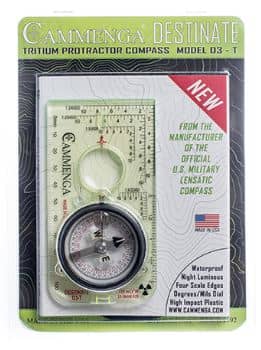 Cammenga Destinate Tritium Protractor Baseplate Compass