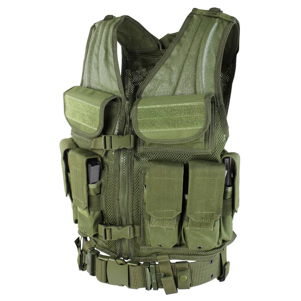 CONDOR ELITE TACTICAL VEST IN OLIVE DRAB