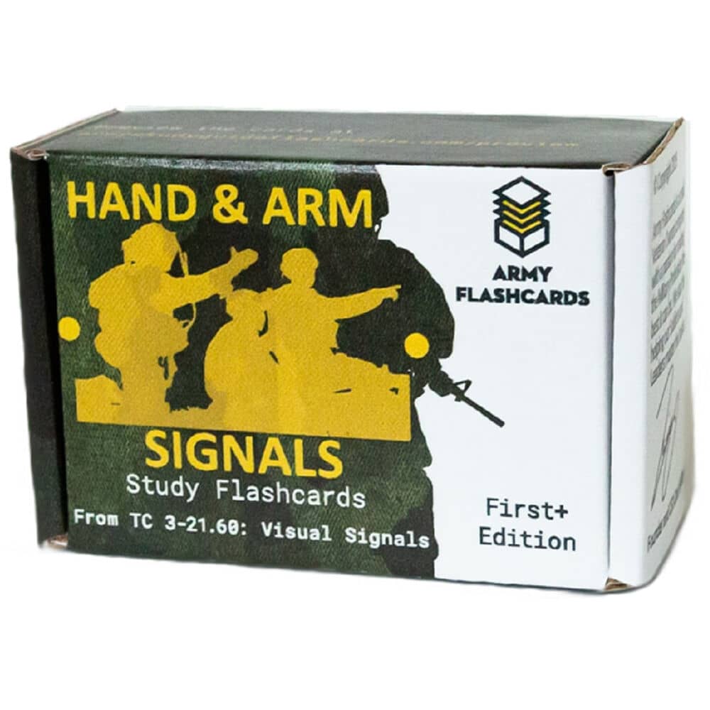 Army Flashcards Military Hand and Arm Signals Flashcards