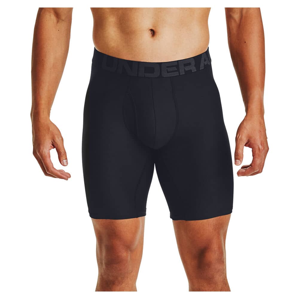 UNDER ARMOUR MENS UA TECH 9 INCH BOXERJOCK   2 PACK