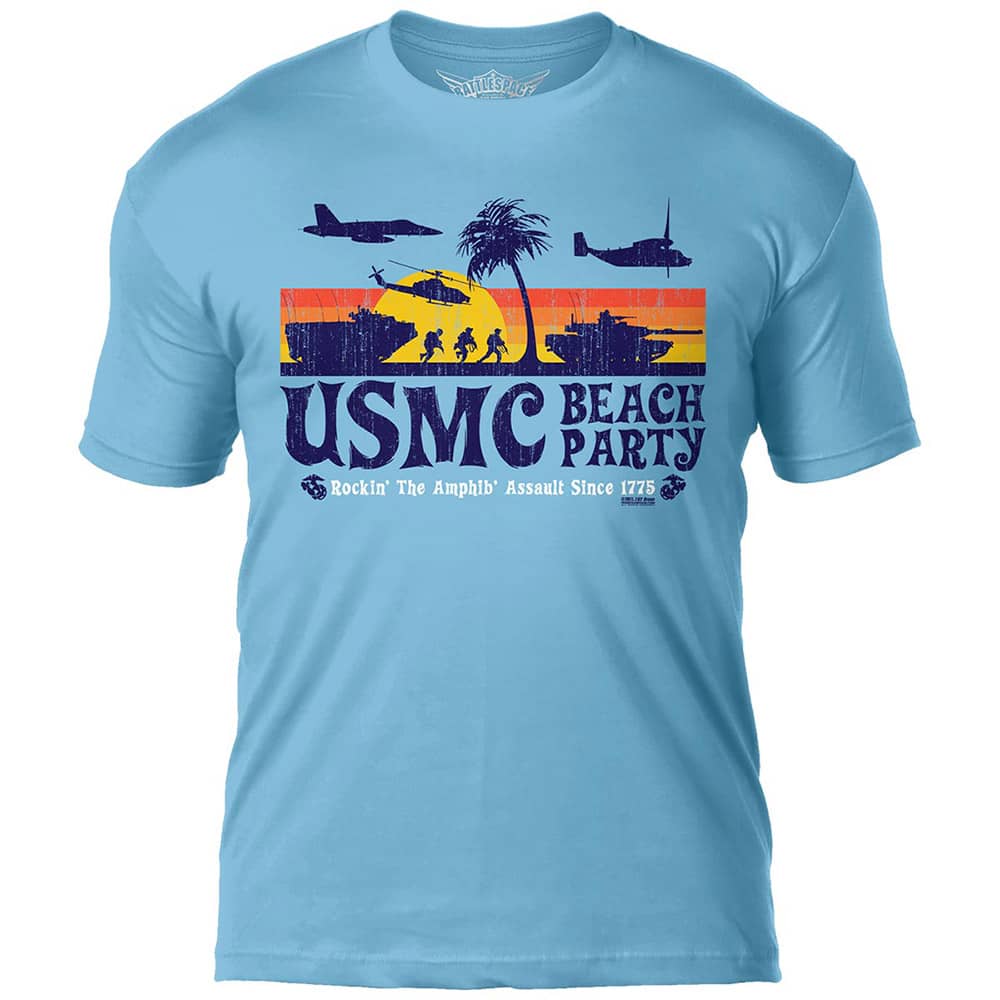 7.62 Design USMC Beach Party Graphic T-Shirt