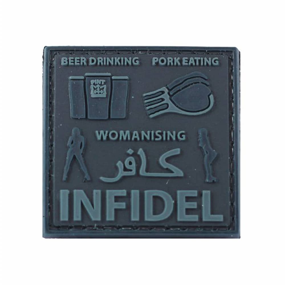 WOMANIZING INFIDEL PVC MORALE PATCH