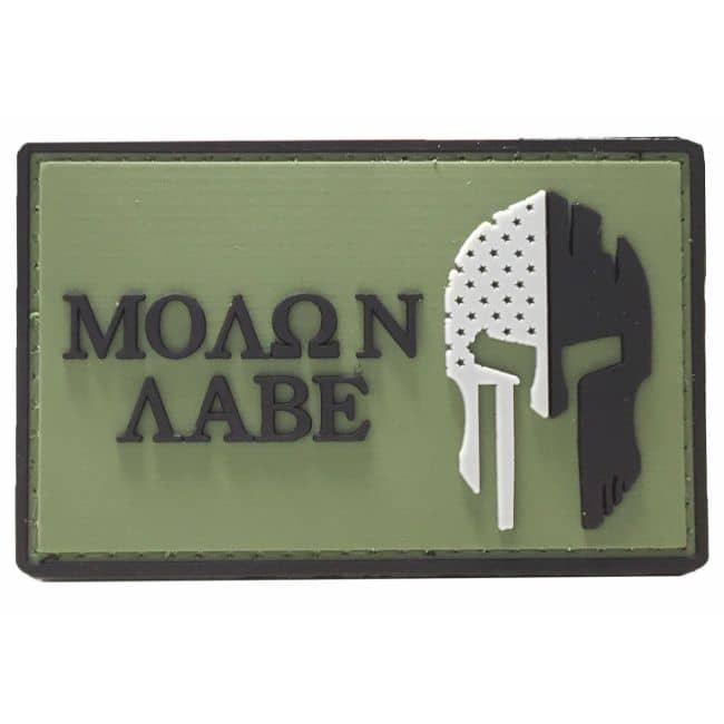 Nine Line Apparel Molon Labe Spartan PVC Patch