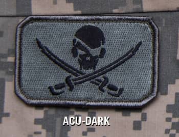 Mil-Spec Monkey Pirate Skull Flag Patch