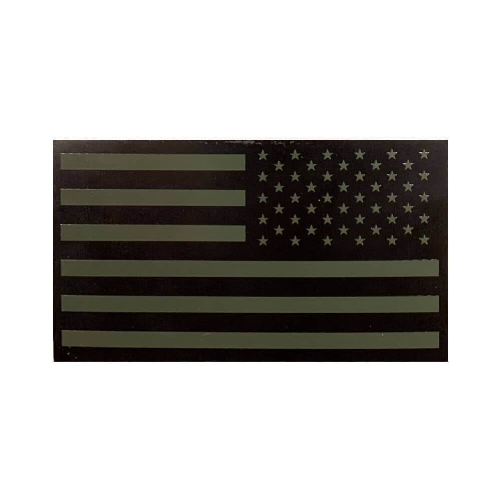 IR TOOLS Insignia IR US Army American Flag GrnBlk Reverse