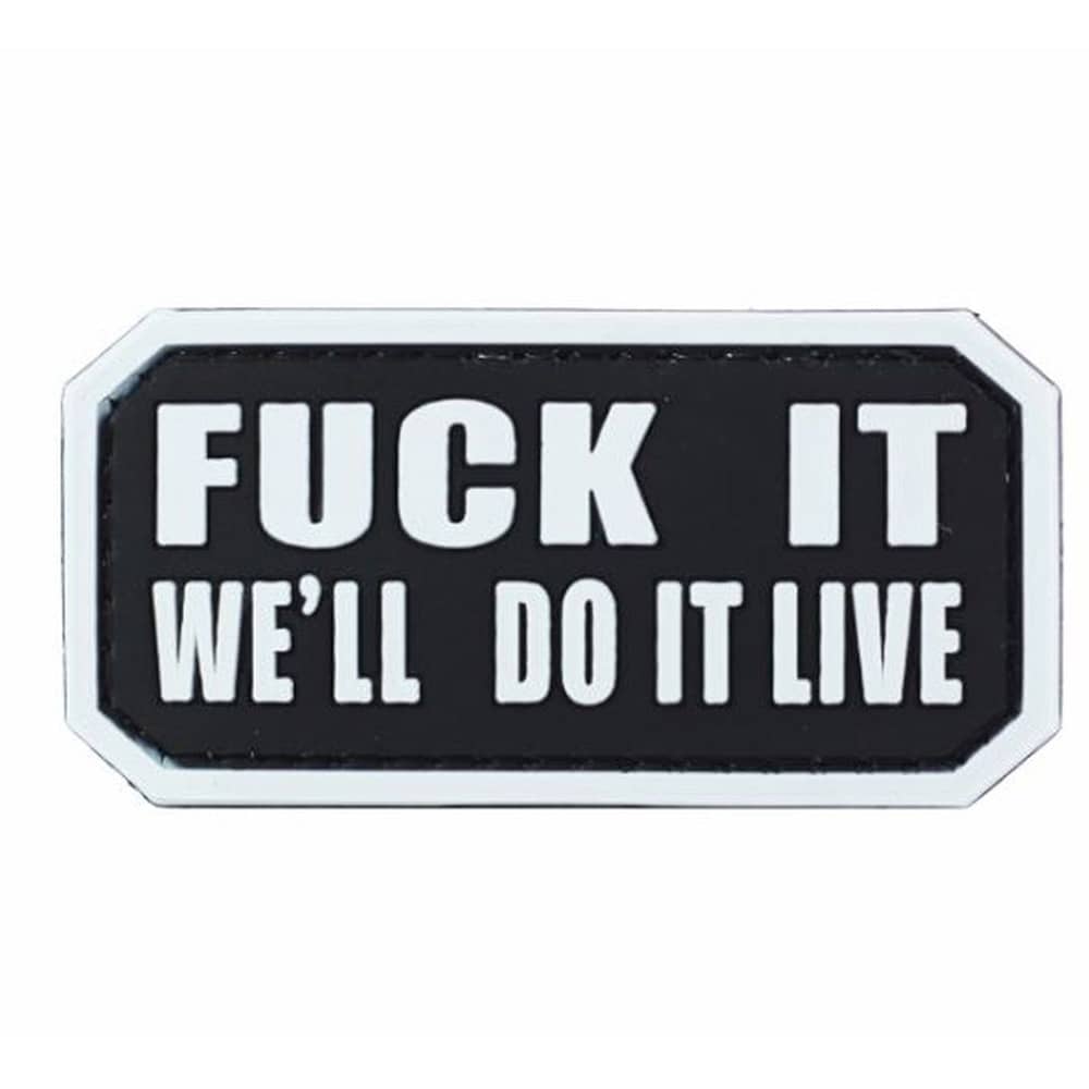 Do It Live PVC Morale Patch