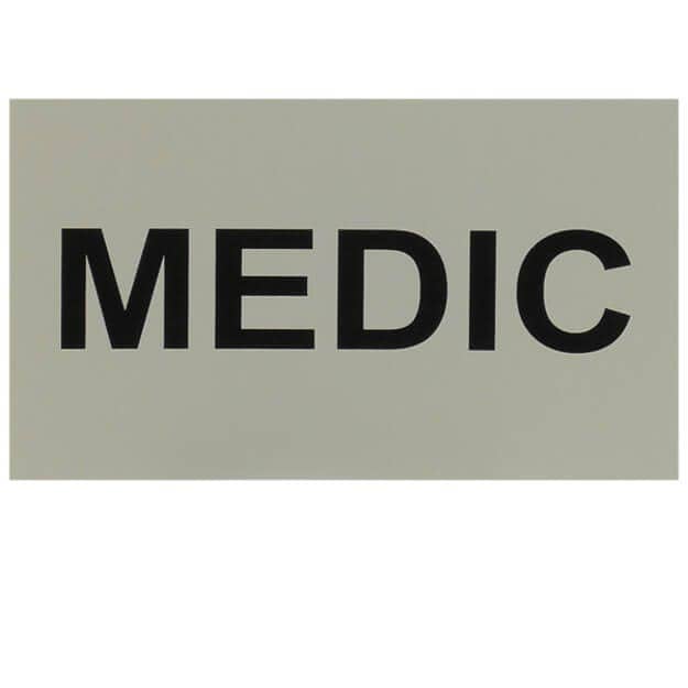 Infrared MEDIC Patch with Hook