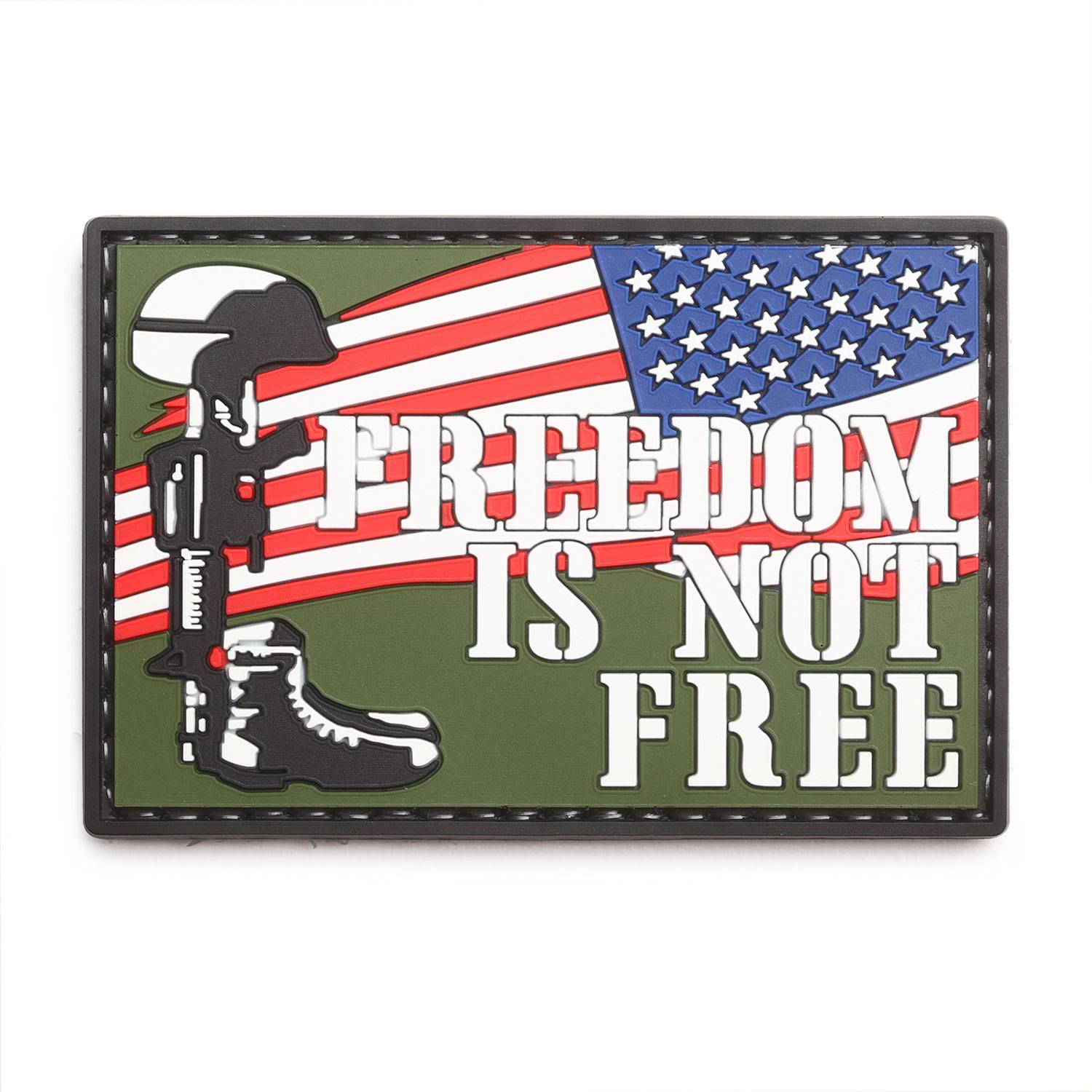 5 Star Gear Freedom Is Not Free PVC Morale Patch