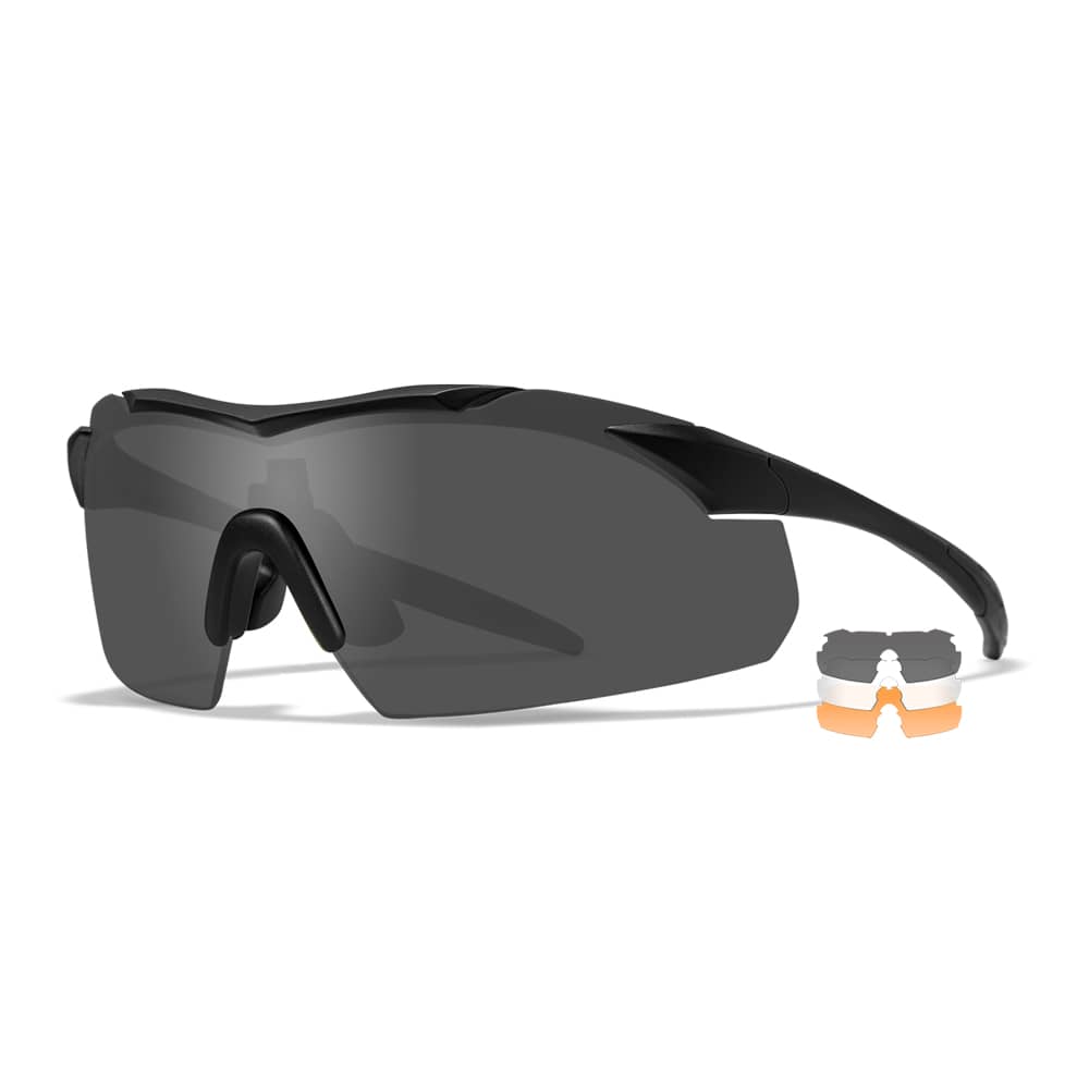 Wiley X Vapor Tactical Sunglasses with Black Frame