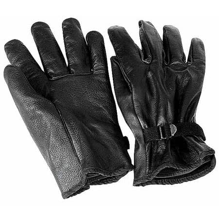 Rothco D 3A Black Leather Gloves