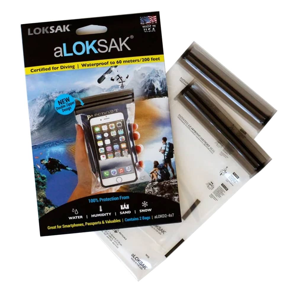 LOKSAK aLOKSAK 4" x 7" iPhone6+ Element-Proof Storage Bag